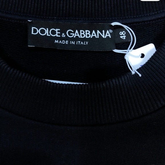 Dolce & Gabbana Black Crewneck Sweatshirt - Picture 2 of 4